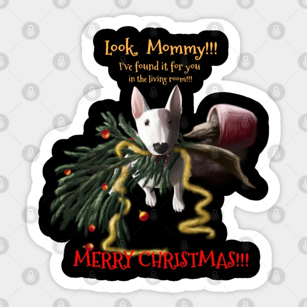 Merry Christmas, Mommy Sticker by guest8bemdeanipfeerjd4sns